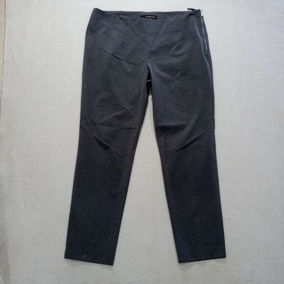Amanda & Chelsea Pants - Amanda & Chelsea dress pants women's size 12 gray slit at hem side zip closure